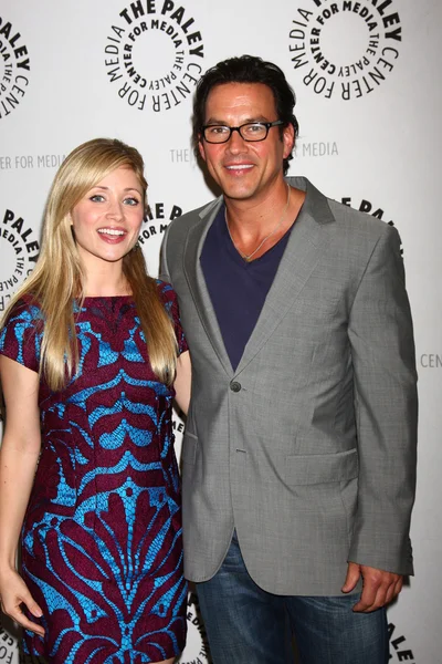 Emme Rylan, Tyler Christopher — Stockfoto