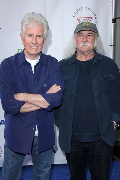 Graham Nash, David Crosby — Stock Photo, Image