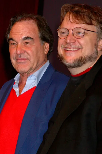 Oliver Stone, Guillermo del Toro — Foto de Stock