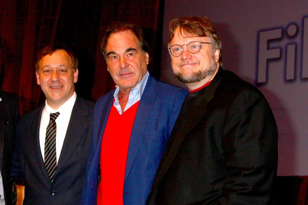 Sam Raimi, Oliver Stone, Guillermo del Toro — Stock fotografie