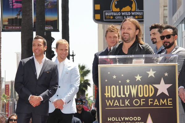 Howie Dorough, Brian Littrell, Nick Carter, Max Martin, Kevin Richardson, Aj Mclean — Fotografia de Stock