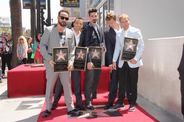 Kevin Richardson, AJ Mclean, Howie Dorough, Brian Littrell, Nick Carter — Foto de Stock