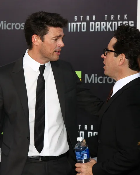 Karl urban, jj Abrams — Stockfoto