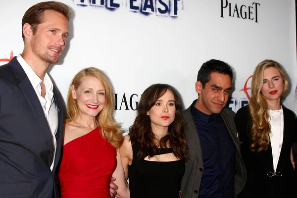 Alexander skarsgard, patricia clarkson, página de ellen, zal batmanglij, brit marling — Fotografia de Stock