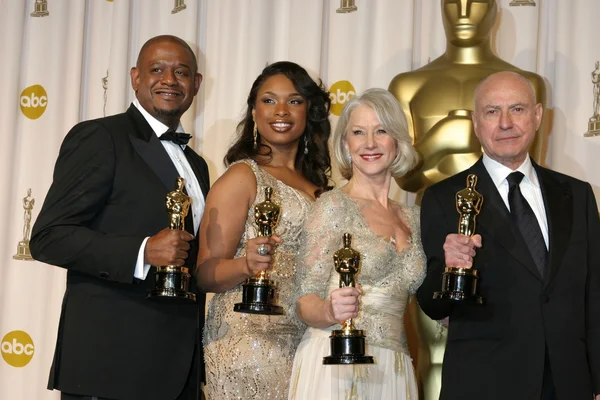 Forest Whitaker, Jennifer Hudson, Helen Mirren y Alan Arkin Ganador , — Foto de Stock