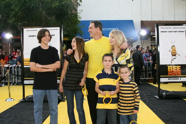 Patrick Warburton & família — Fotografia de Stock