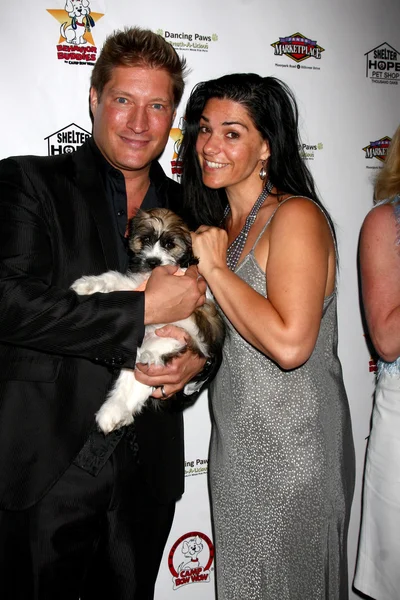 Sean Kanan and Wife — Stock Photo, Image