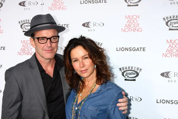 Clark Gregg, Jennifer Grey — Stock Photo, Image