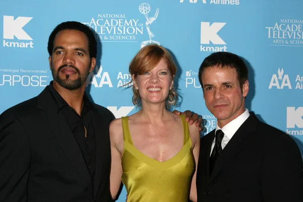 Kristoff st john, michelle stafford & chrześcijańskiej leblanc — Zdjęcie stockowe