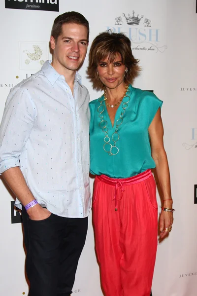 Jason Kennedy, Lisa Rinna — Stok fotoğraf