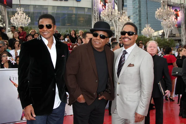 Tito, Jackie, & Marlon Jackson — Stock Photo, Image