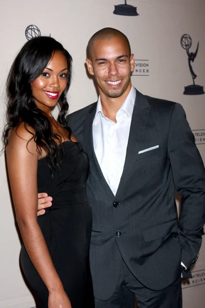 Mishael Morgan, Bryton James — Stock Photo, Image