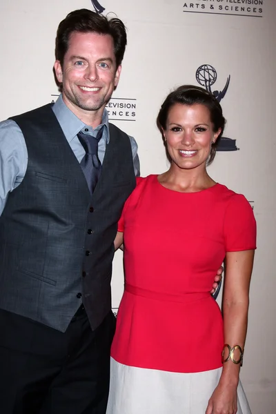 Michael Muhney, Melissa Claire Egan —  Fotos de Stock