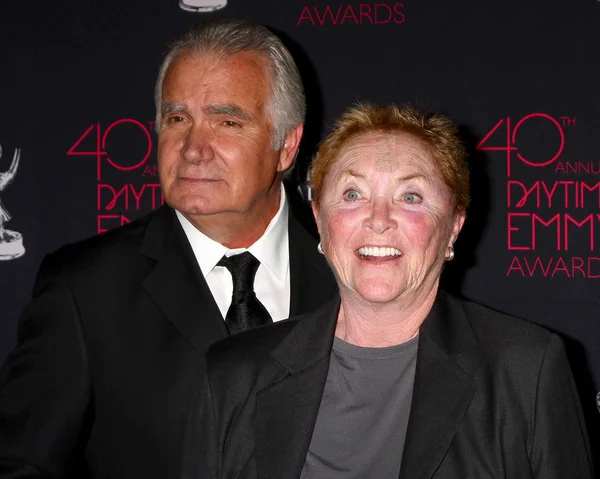 Susan Flannery, John McCook — Foto de Stock