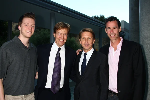 Harrison Wagner, Jack Wagner, Brad Bell, Michael Minnis — Stock Photo, Image