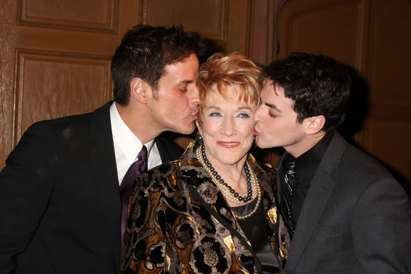 Christian LeBlanc, Jeanne Cooper, & David Lago — Stock Photo, Image