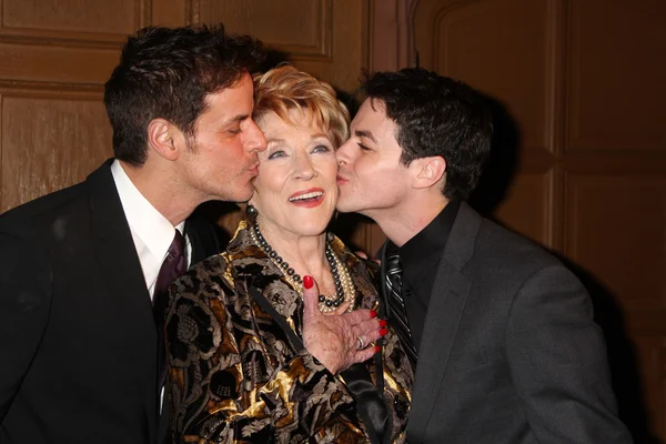 Christian LeBlanc, Jeanne Cooper e David Lago — Foto Stock