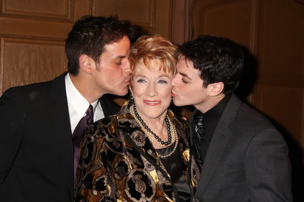 Christian LeBlanc, Jeanne Cooper, & David Lago — Stock Photo, Image