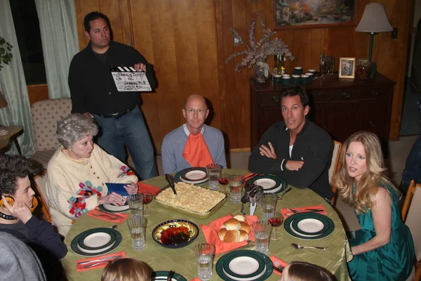 Family Dinner Cast — Stock Photo, Image