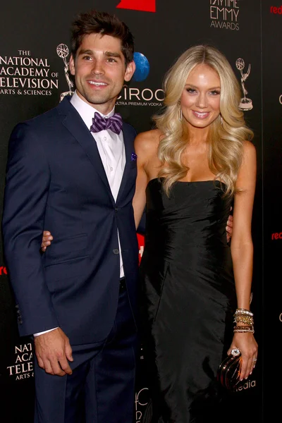 Justin Gatson, Melissa Ordway — Zdjęcie stockowe