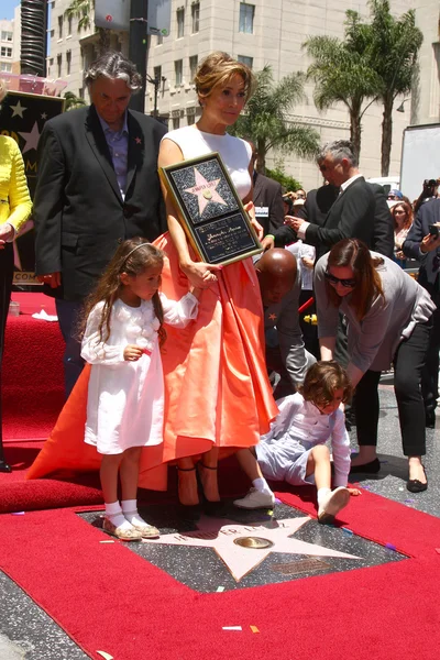 Emme Anthony, Jennifer Lopez, Max Anthony - Stock-foto