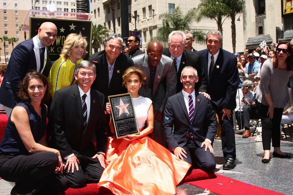 Jennifer Lopez, speakers, chamber officials, politicians — Stock Photo, Image
