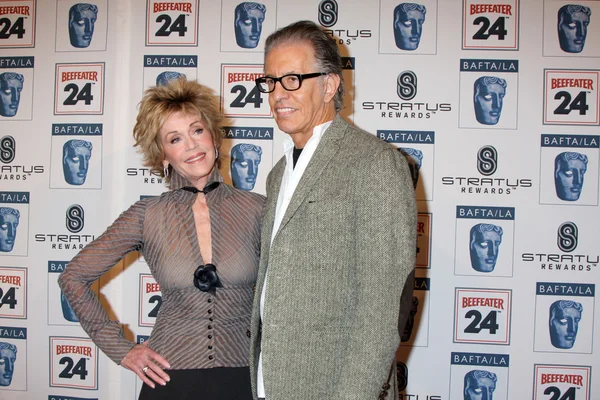 Jane Fonda & Guest — Stock Photo, Image