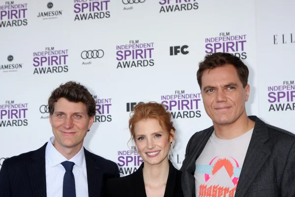 Jeff Nichols, Jessica Chastain and Michael Shannon Royalty Free Stock Photos