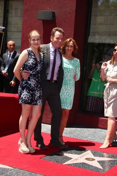 Bryan Cranston, Daughter and Wife — Stock Photo, Image