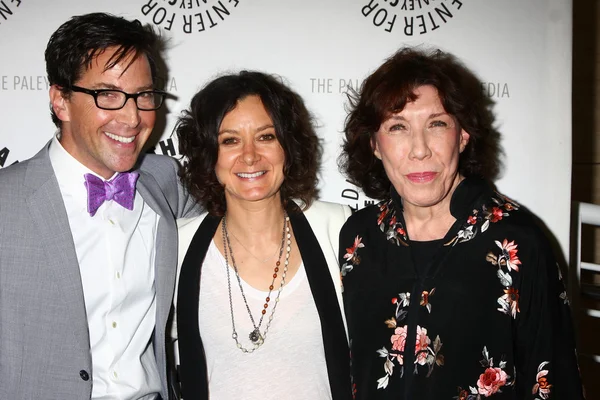 Dan Bucatinsky, Sara Gilbert, Lily Tomlin — Foto Stock