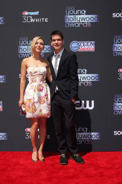 Anna Sophia Robb, Liam James — Foto de Stock