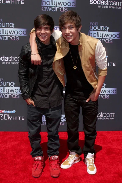 Alex Constancio, Austin Mahone — Foto Stock