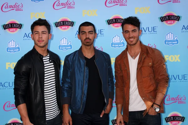 Nick Jonas, Joe Jonas, Kevin Jonas — Zdjęcie stockowe