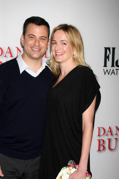 Jimmy Kimmel, Molly Mcnearney — Stockfoto