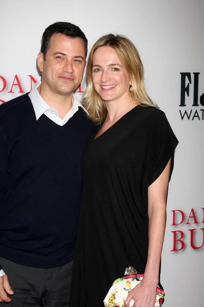 Jimmy Kimmel, Molly McNearney — Stock Photo, Image