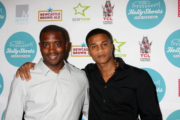 Ricky Horne Jr, Cory Hardrict — Zdjęcie stockowe