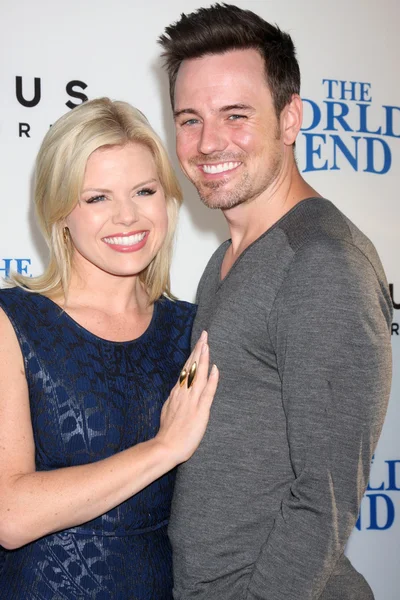 Megan Hilty, Brian Gallagher — Zdjęcie stockowe