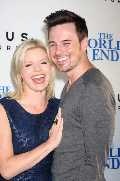 Megan Hilty, Brian Gallagher — Zdjęcie stockowe