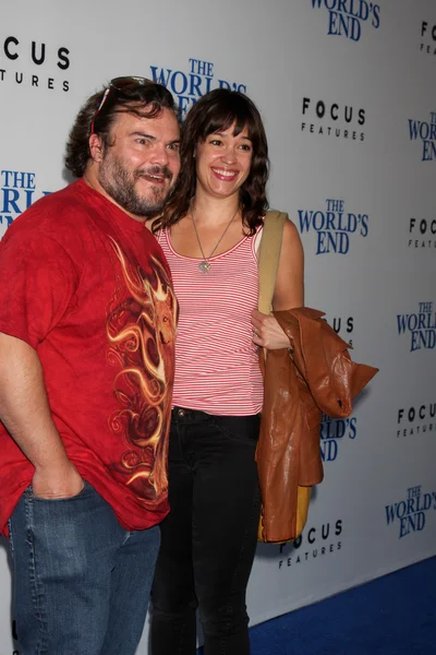 Jack Black, Tanya Haden — Fotografie, imagine de stoc