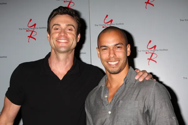 Daniel Goddard, Bryton James — Stock Photo, Image