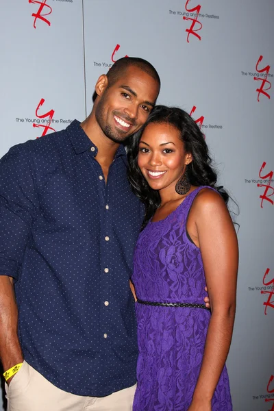 Lamon Archey, Mishael Morgan — Stock Photo, Image