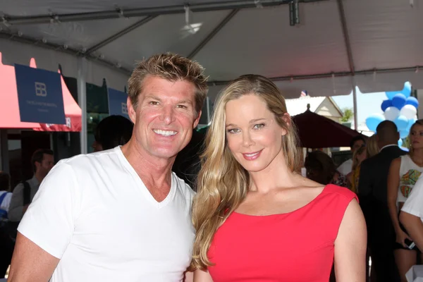 Winsor harmon, Logan jennifer gareis — Foto Stock