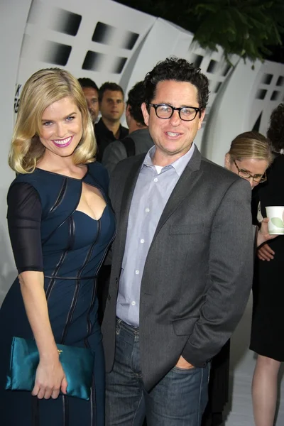 Alice Eve, Jj Abrams — Stock fotografie