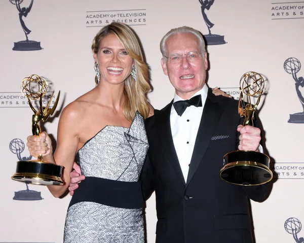 Heidi Klum, Tim Gunn — Stok fotoğraf