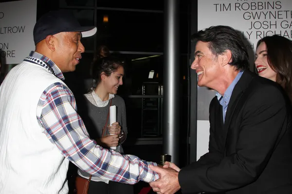 Russell Simmons, Peter Gallagher — Zdjęcie stockowe