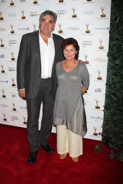 Jim Carter, Imelda Staunton — Stock Photo, Image