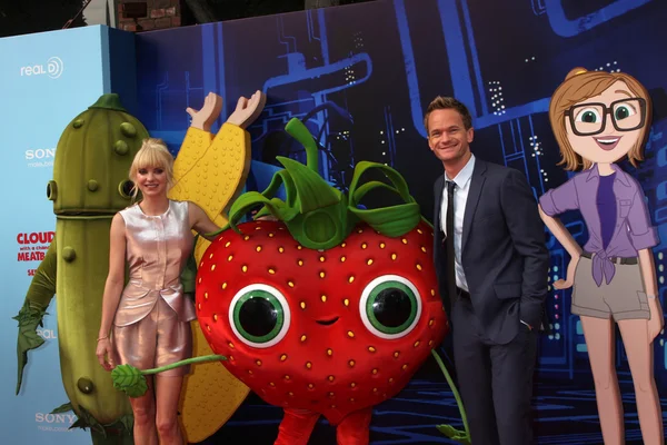 Anna Faris, Neil Patrick Harris — Foto Stock