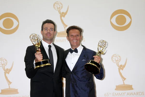 Carson Daly, Mark Burnett — Stock Photo, Image