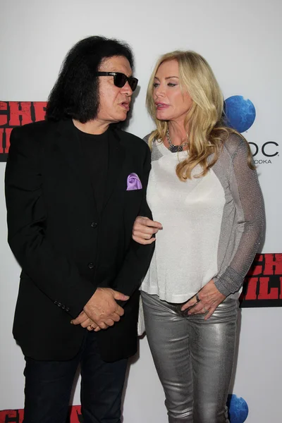 Gene Simmons, Shannon Tweed — Zdjęcie stockowe