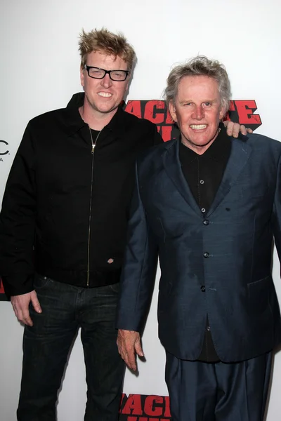 Jake Busey, Gary Busey — Stock fotografie